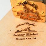 Custom Logo Wood Branding Iron,Durable Leather Branding Iron Stamp,BBQ Heat Stamp Including The Handle,Saw Blade Design Stamp (3x3“)