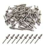 BESTYCHAO 50pcs 304 Stainless Steel Rivet Blind Pop Rivets (4mm x 12mm)