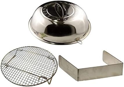 TEMBOTUSK Skottle Grill Accessory Kit, 3 Piece, Lid, Steam Tray, Wind Guard