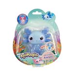 Animagic: Lets Glo Axolotl - Blue | Your Glowing, Floating, Squishy Best Friend | Drop In Water To Watch Them Glow! | Interactive Electronic Pet | For Kids Ages 4+