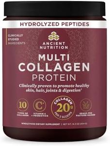 Ancient Nutrition Collagen Peptides Powder, Multi Collagen Protein, Women & Men, Vitamin C, Probiotics, Hydrolyzed Collagen, Supports Skin, Joints, Gut Health, Unflavored, 40 Servings