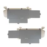 Car Visor Sunshade, WANPOOL Car Visor Anti-glare Sunshade Extender for Front Seat Driver and Passenger - 2 Pieces (Gray)