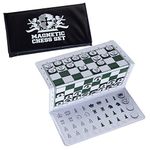 WE Games- Mini Magnetic Pocket Chess Set- White Logo