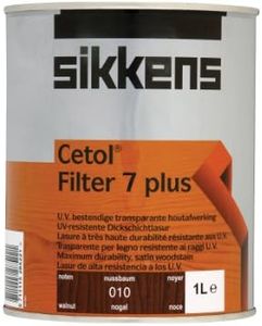 Sikkens Cetol Filter 7 Plus SIKCF7PW Lasure transparente 1 L - Noyer