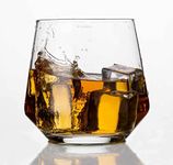 SYANKA Premium Sturdy Whiskey Glasses Set of 6, Clear, 300 ML, Whisky Glass, Bar Glass for Drinking Bourbon, Whisky, Scotch, Cocktails, Cognac - Old Fashioned Cocktail Tumblers