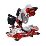 Einhell Power X-Change 18V Mitre Saw - 3000 RPM Circular Saw With Work Table, LED, Dust Collection, 45° Mitre, +/-47° Bevel - TE-MS 18/210 Li Solo (Battery Not Included)