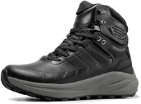 NORTIV 8 Men's Waterproof Hiking Boots Lightweight Non-Slip Outdoor Ankle Trekking Boots,Size 12,Black,SNHB241M