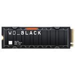 WD_BLACK SN850X 2TB NVMe M.2 SSD, M.2 2280 NVMe SSD with Heatsink, Gaming Expansion SSD, PCIe Gen4 NVMe, High Performance Internal SSD, Read speeds up to 7300 MB/s, Write speeds up to 6,600 MB/s