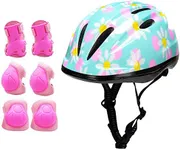 Girl Helmet for Bike,Kids Bike Pink Helmet for Girls Approximately Ages 3-10 Years Adjuastable and Multi-Sport, from Toddler to Kids CPSC Certicated