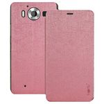 Heartly Luxury PU Leather Flip Stand Back Case Cover for Microsoft Lumia 950 - Cute Pink