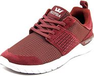 Supra Women's Scissor Burgundy Suede/White Sneaker 8.5 B (M)