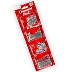 ALAZCO 300 Silver Christmas Holiday Ornament Hooks Hang Sturdy Metal for All The Holiday Ornaments & Decorations Hanging on Tree Garlands & Wreaths