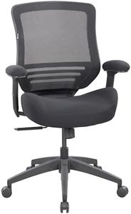 BOLISS Office Chair Ergonomic Desk Chair Mesh Computer Chair Height Adjusting Arm Waist Support Function - Black