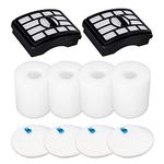 Lemige Vacuum Filters Set for Shark Rotator Professional Lift-Away NV500 NV501 NV502 NV503 NV505 NV510 NV520 NV552 UV560, 2 HEPA Filters +2 Foam&Felt Filters, Part XFF500 & XHF500