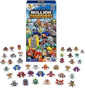 Million Warriors, 40-Pack Collectible Figures, Guaranteed Rare Warrior, Surprise Kids Toys for Boys and Girls Ages 5 and Up (Styles May Vary)