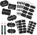 Mantah Chalkboard Label Stickers 96