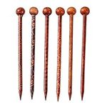 6 Pieces Wood Hair Sticks Japanese 