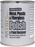 Flitz Metal Polish and Cleaner Paste, Also Works on Plastic, Fiberglass, Aluminum, Jewelry, Sterling Silver - Headlight Restoration and Rust Remover - Made in The USA - 1 LB