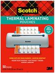 Scotch Dry Erase Thermal Laminating Pouches, Pack of 50, 21.5 x 29.5 cm, Sheet Size, Transparent Professional Finish (TP3854-50DE)