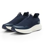 Boldfit Walking Shoes for Man Daywalk Max Soft Cushioned Shoe for Men Lightweight Slip on Shoe for Men Without Lace Shoes for Man Stylish Regular Wear UK7 Navy