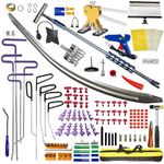 CYGOODS 182pcs/set Car Dent Dings Repair Puller Kit, Paintless Dent Removal Tools, Hail Damage Repair Tool,Dent Remover Big Tools Set for Auto Dent Repair Tools Shop