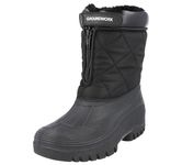 Groundwork LS87 Womens Muckers Mukker Stable Winter Waterproof Lined Snow Boots (Black Sz, 6 UK, Numeric_6)