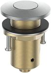 KANARY ALL Brass Air Switch Button for Sink Top Counter Top Garbage Disposal Part (Round, Brushed Nickel)