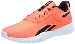 Reebok Men's Flexagon Energy Tr 4 Training Shoes Digital Coral/Black/Footwear White, Size 10.5