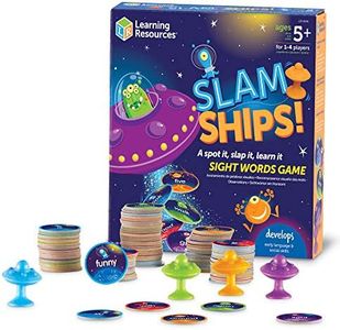 Learning Resources LER8596 Slam Ships Sight Words Game, Homeschool, Visual, Tactile and Auditory Learning, Ages 5+