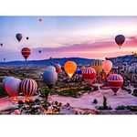 1000 Piece Jigsaw Puzzles, Jigsaw Puzzles for Adults Teenagers Jigsaw Puzzle Hot Air Balloon (70x50cm)