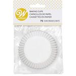Wilton White Baking Cups, Standard, 75 pieces