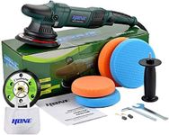 HONE Car Polisher, 15mm Long-Throw Random Orbital Polisher, Buffer for Car Detailing,6"/5"/850W Dual Action Polisher with Variable Speed-HNPR615B