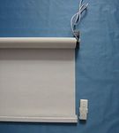 Gowe motorized roller blinds, 2.3 m wide, sunscreen fabric