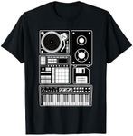 Funny Old School Hip Hop Rapper Beat Maker Rap Music T-Shirt