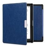 kwmobile Case Compatible with Kobo Aura Edition 1 Case - Cover for eReader with Magnetic Closure - Blue