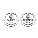 Fathers Day Gofts for New Dad Mom New Parents Decision Token Baby Pregnancy Gift for First Time Mommy Daddy Birthday Baby Shower Fathers Mothers Day Present for Husband Wife Funny New Mommy Daddy Gift