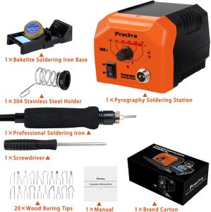 Preciva 40W Wood Burning Kit – Pyrography Tool Set