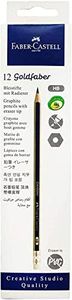 Faber-Castell Goldfaber Graphite Pencil with Eraser Tip HB, Pack of 12 (11-116800_12)