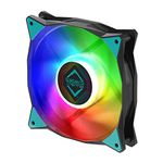 Iceberg Thermal IceGALE Addressable RGB 120mm PWM Dual Ball Bearing ARGB Case Fan (Black)