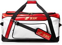 S.K Shoulder Bag, Enamel Catcher Tool and Helmet Case, White x Red (1020)