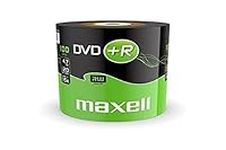 Maxell DVD+R 4.7 GB 16X 120 Min Video - Matt Silver (100 Disk - Shrink Wrapped)