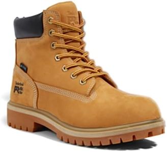 Timberland Womens Direct Attach 6 Inch Steel Safety Toe Insulated Waterproof Industrial Work Boot, Wheat: Wheat, 5.5 Wide