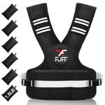 Adjustable Weighted Vest for Women & Men,4-10lb Vest with 6 Ironsand Weights for Strength Training,Large Weight Vest with Reflective Strip for Adult