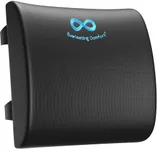 Everlasting Comfort Gel Infused Lumbar Support Pillow (Patented) - Ergonomic Back Support for Office Chair, Car, Gaming Chair - Effective Upper, Middle, Lower Back Pain Relief - Posture Support