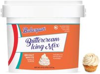 Bakerpan Buttercream Frosting for Cake Decorating, Buttercream Icing Mix for Cupcakes and Cakes, Vanilla Frosting Mix - 4 Pound (Made in USA)