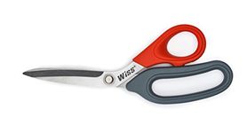 Wiss Scissor, Stainless Steel, 8 1/2", Red/Grey Handles,W812S