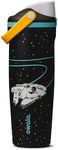 Owala Star Wars FreeSip Sway Insulated Stainless Steel Water Bottle with Two-Way Spout, Built-In Straw and Bucket Handle, School, and Sports, 30oz, BPA Free, Leak Proof, Millennium Falcon