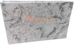 Marble Design Photo Album - Holds 36 Photos - Size: 6"x4"