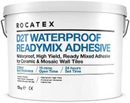 Rocatex D2T Waterproof High Yield Readymix Adhesive Tub For Ceramic & Mosaic Wall Tiles 13KG
