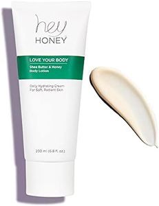Hey Honey Skincare Love Your Body Shea Butter & Honey Body Lotion | All Over Body Moisturizing For Dry Skin Softens & Replenishes While Providing A Natural Glow & Skin Elasticity | 6.8 Oz.